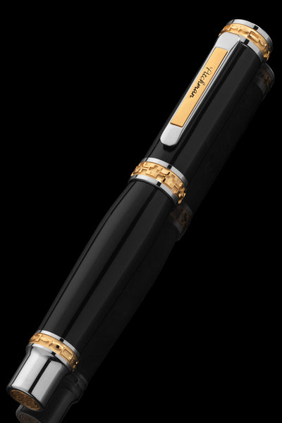 Pitchman Closer in Premium Black Resin Rollerball Pen