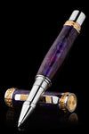 Closer Purple Abalone Shell Rollerball Pen