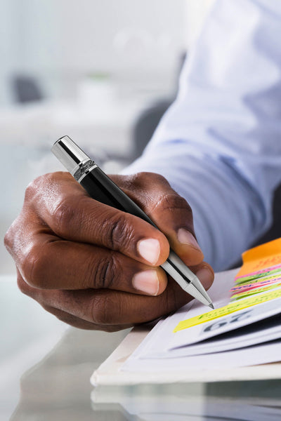 Pitchman Tycoon Lustrous Black Fountain Pen